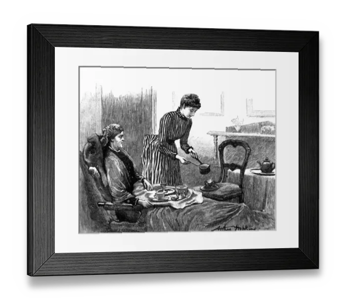 Framed Print : Charity / Visiting Framed Print : Charity / Visiting