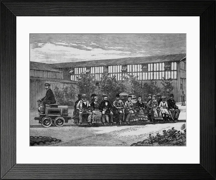 Framed Print : SIEMENs RAILWAY 1879 Framed Print : SIEMENs RAILWAY 1879