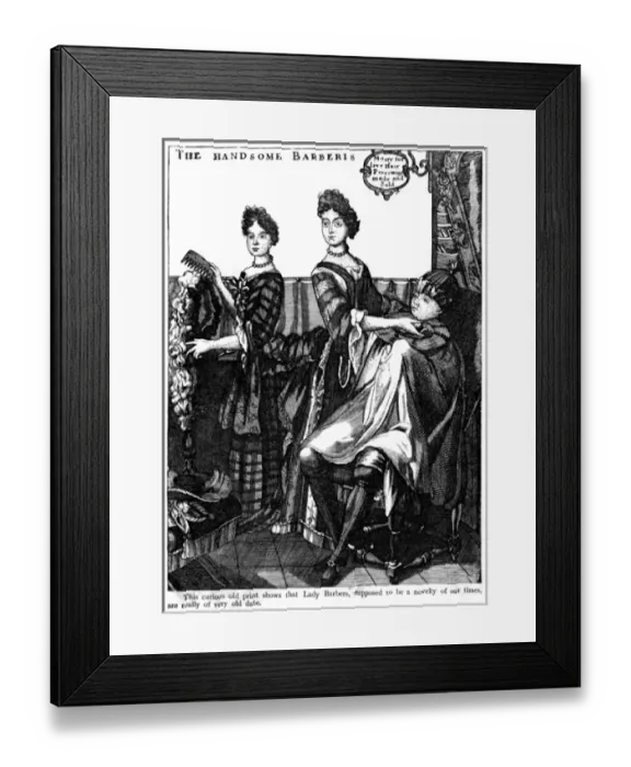 Framed Print : Toilet / Hair / Barber Framed Print : Toilet / Hair / Barber