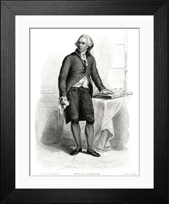 Framed Print : Jacques Delille (Mono) Framed Print : Jacques Delille (Mono)
