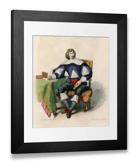 Framed Print : Jean Louis Guez de Balzac Framed Print : Jean Louis Guez de Balzac