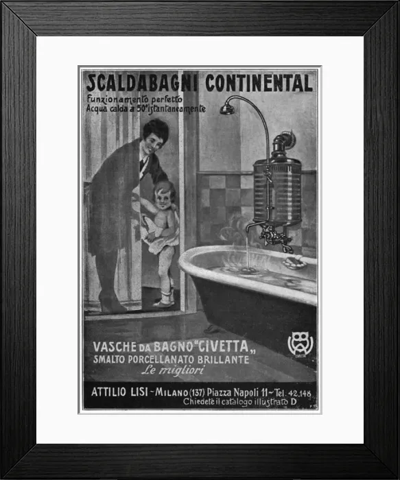 Framed Print : Mother Bathes Child / 1929 Framed Print : Mother Bathes Child / 1929
