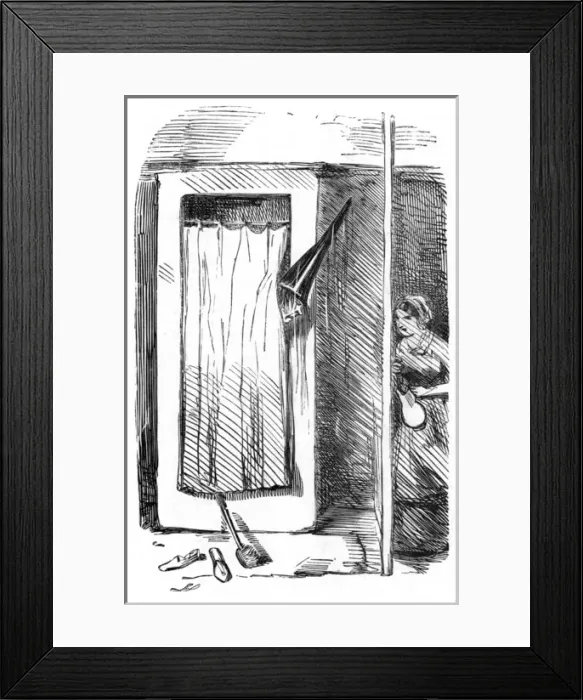 Framed Print : Man in Shower / Punch Framed Print : Man in Shower / Punch