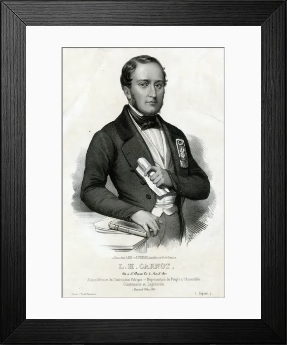 Framed Print : Lazare Hippolyte Carnot Framed Print : Lazare Hippolyte Carnot