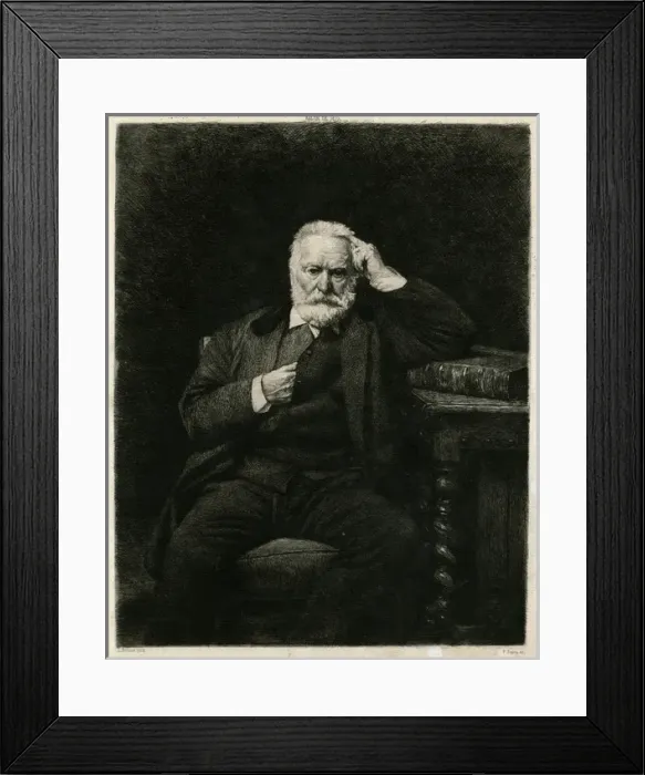 Framed Print : Victor Hugo (Bonnat) Framed Print : Victor Hugo (Bonnat)