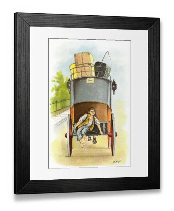 Framed Print : Street Arab / Free Ride Framed Print : Street Arab / Free Ride