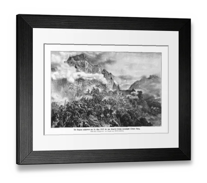 Framed Print : HUNGARY / 1849 / OFEN Framed Print : HUNGARY / 1849 / OFEN