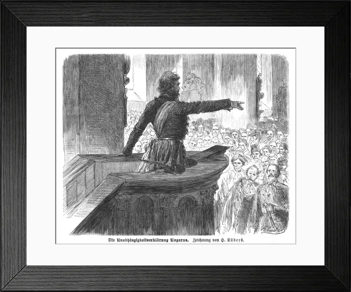 Framed Print : Hungary / 1849 / Independenc Framed Print : Hungary / 1849 / Independenc