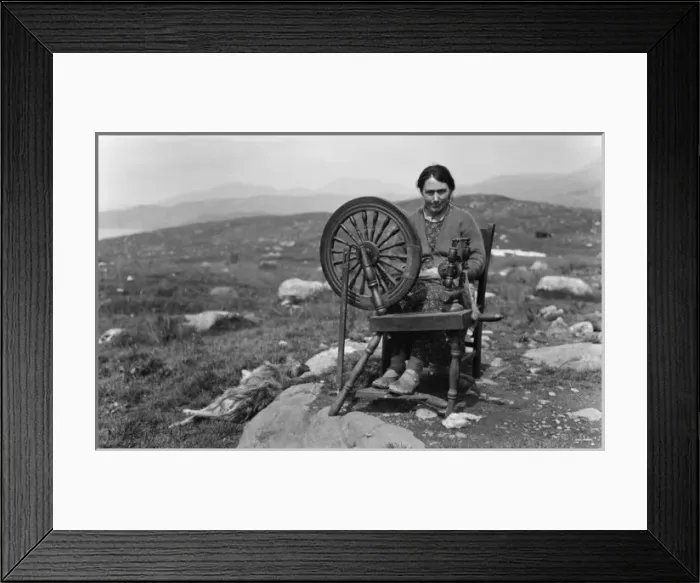 Framed Print : Spinning, Harris Framed Print : Spinning, Harris