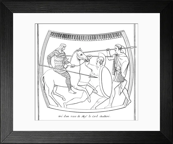 Framed Print : Etruscan Horseman Framed Print : Etruscan Horseman