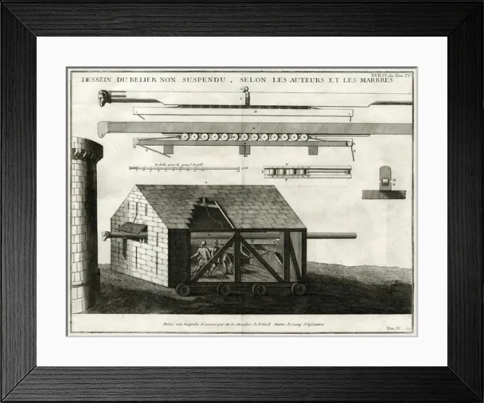 Framed Print : Roman battering ram Framed Print : Roman battering ram