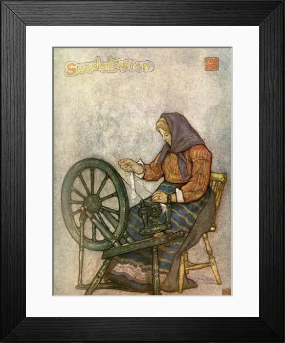 Framed Print : Spinning, Norway Framed Print : Spinning, Norway
