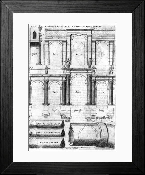 Framed Print : Aqueduct / Donatos Rome Framed Print : Aqueduct / Donatos Rome