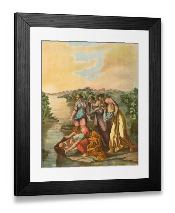 Framed Print : Moses Found in the Nile Framed Print : Moses Found in the Nile