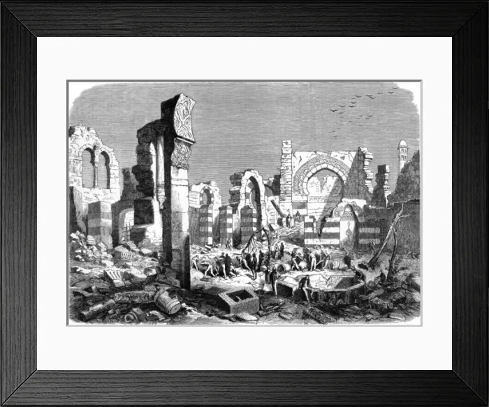 Framed Print : Christian Damascus Framed Print : Christian Damascus