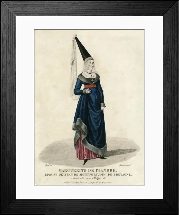 Framed Print : Marguerite De Flandre Framed Print : Marguerite De Flandre