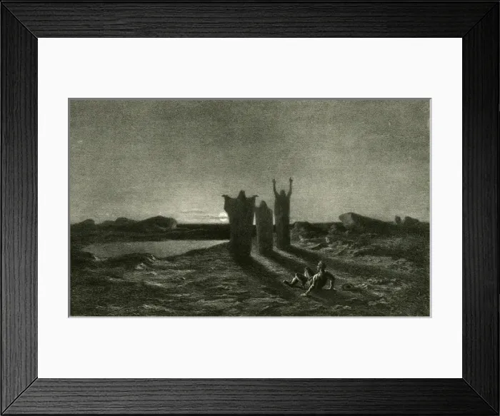 Framed Print : Three Stone Men Framed Print : Three Stone Men