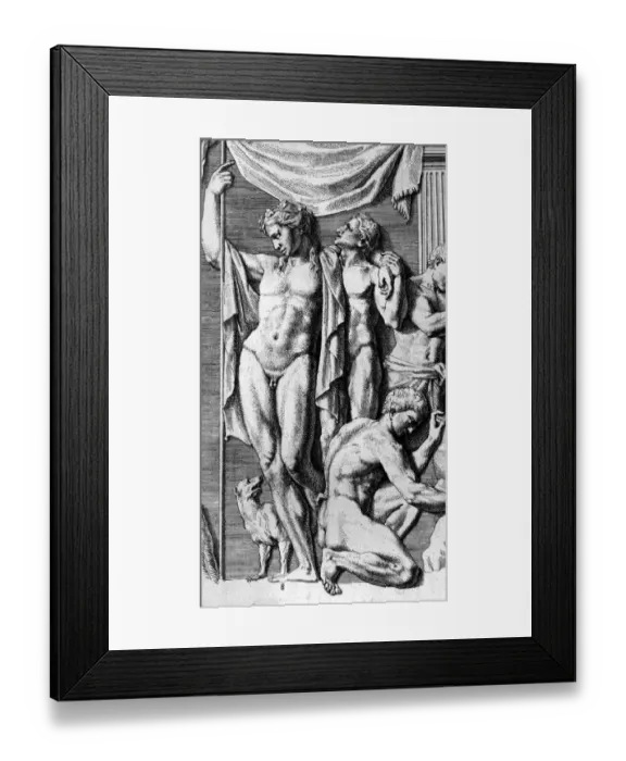 Framed Print : Dionysos & Friends Framed Print : Dionysos & Friends