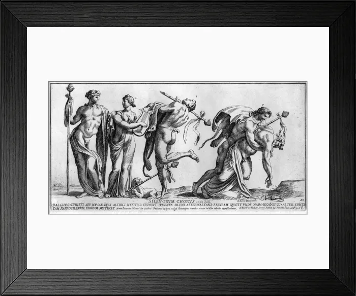 Framed Print : Dionysos & Silenus Framed Print : Dionysos & Silenus