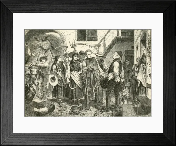 Framed Print : Austrian Harvest Wreath Framed Print : Austrian Harvest Wreath