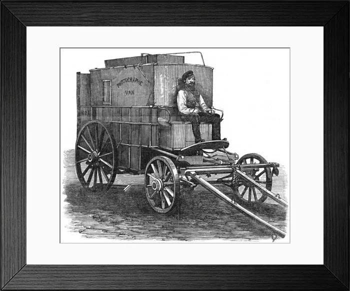 Framed Print : Fentons Photo Van-Crimea Framed Print : Fentons Photo Van-Crimea