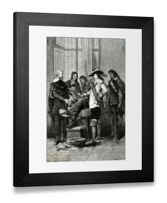 Framed Print : Harvey / La Nature / 1879 Framed Print : Harvey / La Nature / 1879