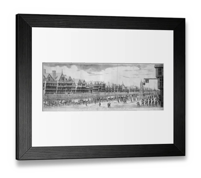 Framed Print : Cheapside 1637 Framed Print : Cheapside 1637