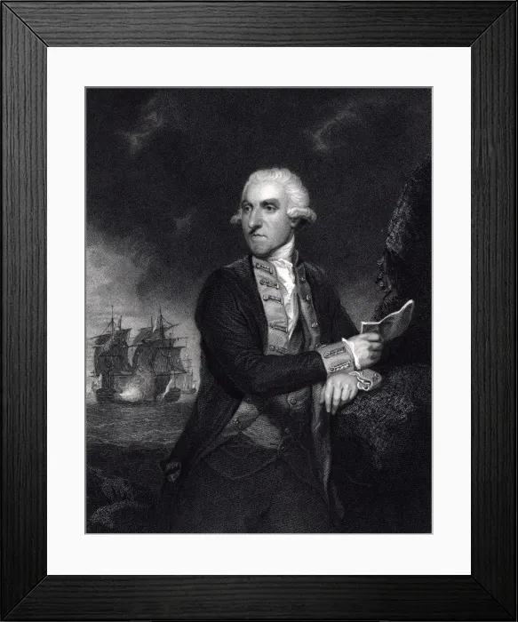 Framed Print : 1st Viscount Hood (Rey) Framed Print : 1st Viscount Hood (Rey)