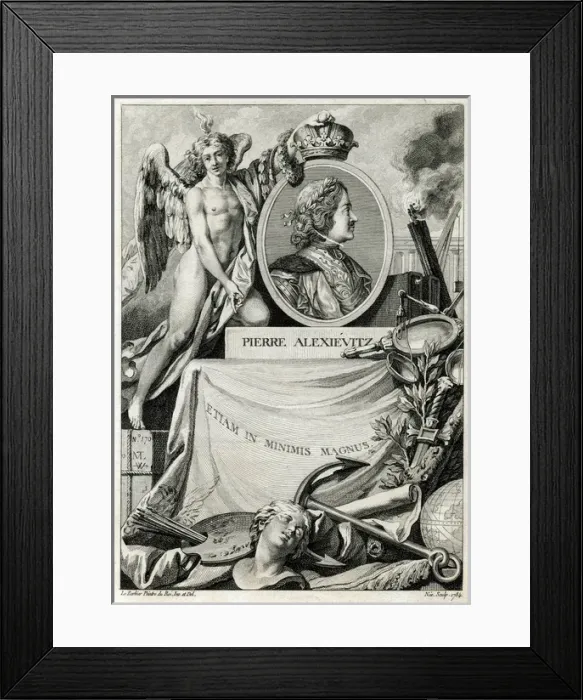 Framed Print : Peter I / Barbier / Nee Framed Print : Peter I / Barbier / Nee