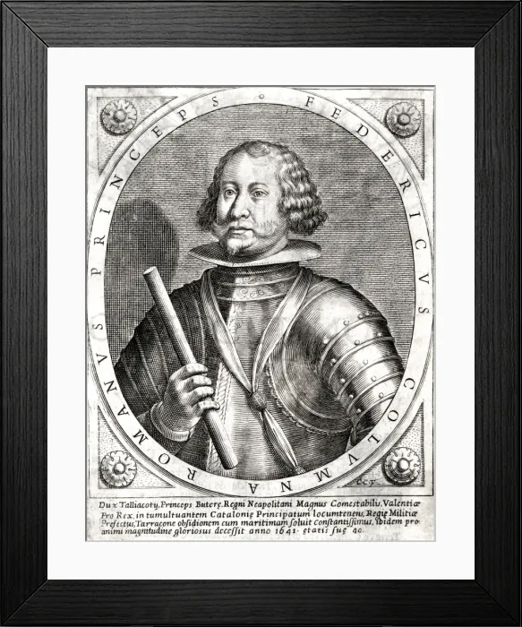 Framed Print : Federico, Prince Colonna Framed Print : Federico, Prince Colonna