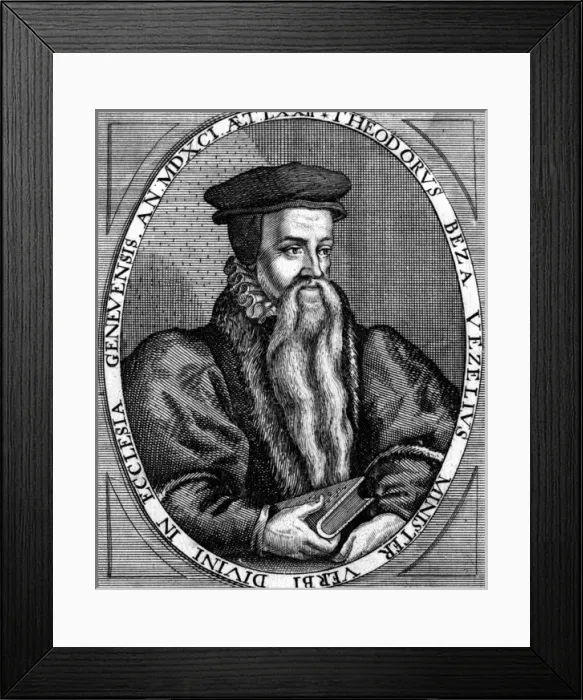 Framed Print : Theodore Beza Framed Print : Theodore Beza