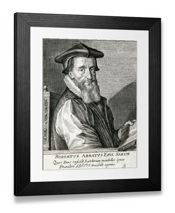 Framed Print : Robert Abbot, Bishop Framed Print : Robert Abbot, Bishop