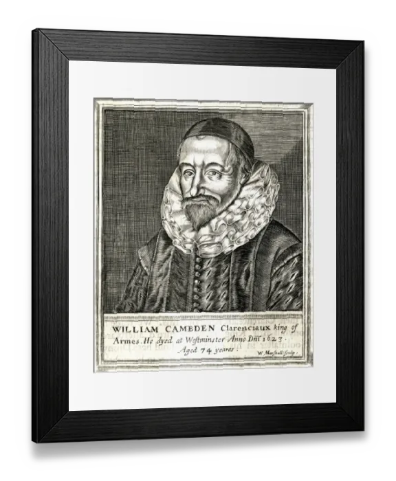 Framed Print : William Camden Framed Print : William Camden
