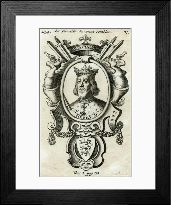 Framed Print : King Henry II Framed Print : King Henry II