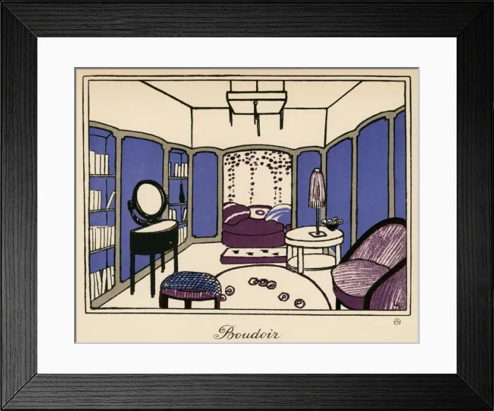 Framed Print : French Boudoir Framed Print : French Boudoir