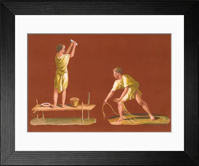 Framed Print : Decorators Pompeii Framed Print : Decorators Pompeii