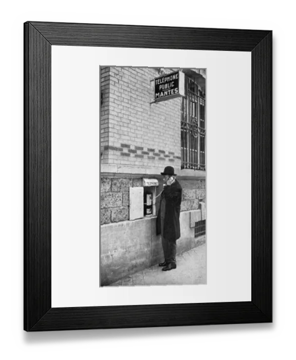 Framed Print : Street Telephone Framed Print : Street Telephone