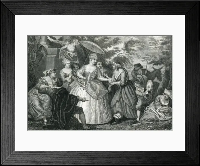 Framed Print : Reading a Palm Framed Print : Reading a Palm