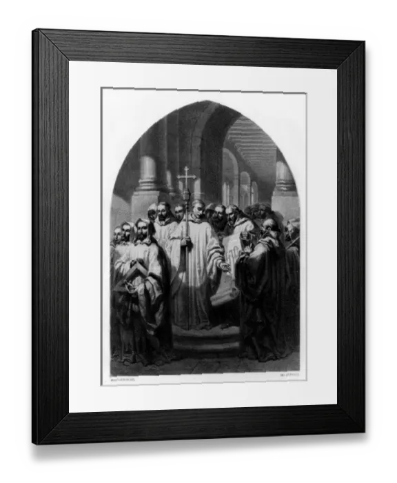 Framed Print : Bernard at Clairvaux Framed Print : Bernard at Clairvaux