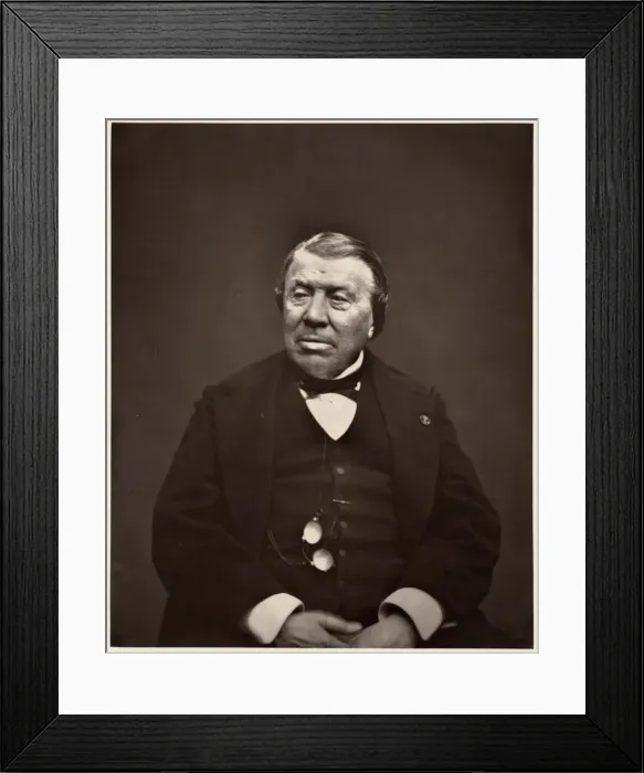 Framed Print : Philippe Ricord / Carjat Framed Print : Philippe Ricord / Carjat