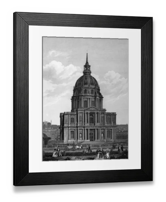 Framed Print : Paris / Invalides C1856 Framed Print : Paris / Invalides C1856
