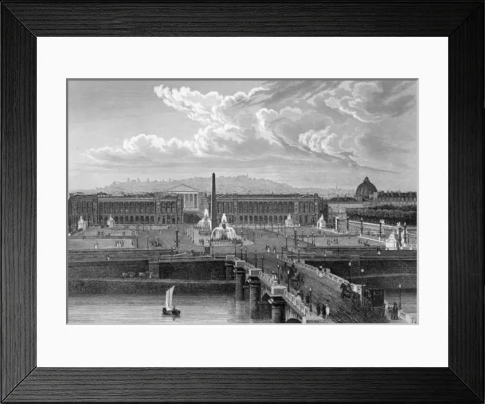 Framed Print : Paris / Place Concorde Framed Print : Paris / Place Concorde
