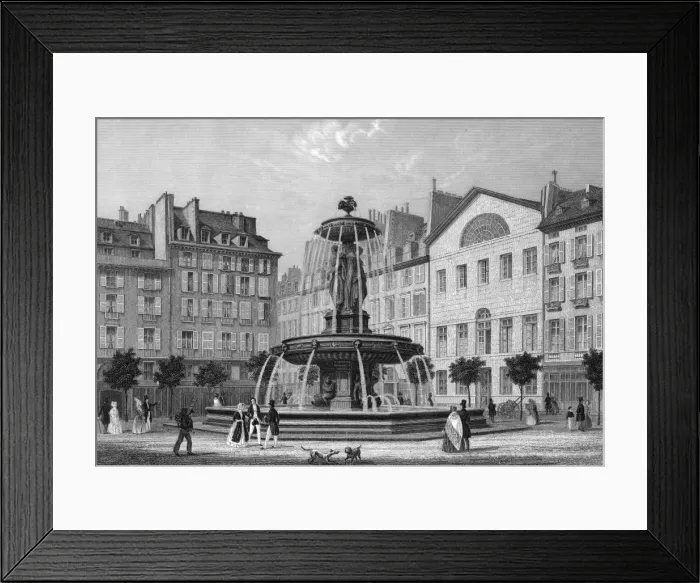 Framed Print : Paris / Place Louvois Framed Print : Paris / Place Louvois