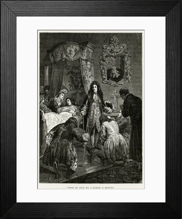 Framed Print : James Ii / English / 1701 Framed Print : James Ii / English / 1701