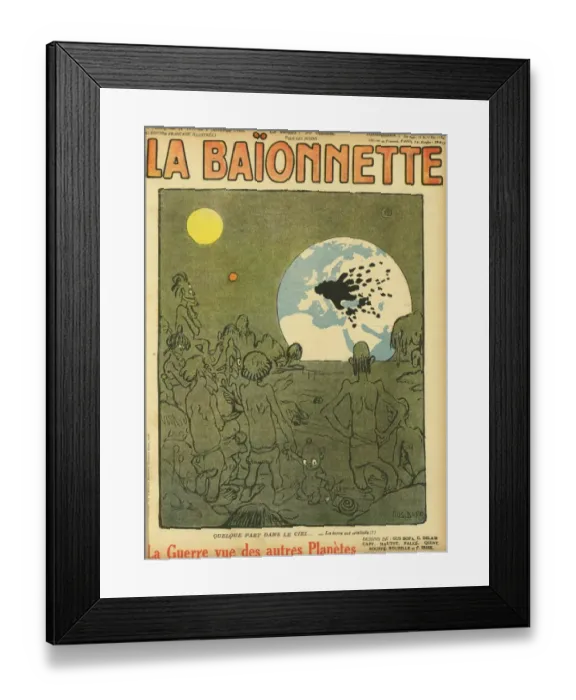Framed Print : Front cover, La Baionnette, WW1 Framed Print : Front cover, La Baionnette, WW1