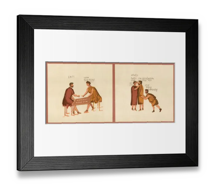 Framed Print : Pompeii Daily Life (2) Framed Print : Pompeii Daily Life (2)