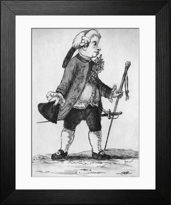 Framed Print : Fat Macaroni 1772 Framed Print : Fat Macaroni 1772