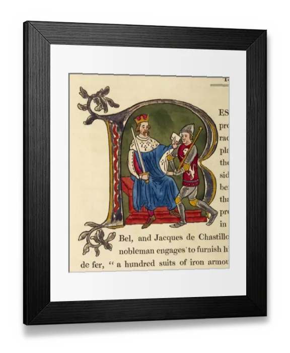 Framed Print : Edward Ii / Meyrick Framed Print : Edward Ii / Meyrick