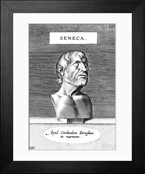 Framed Print : Lucius Annaeus Seneca (BUST) Framed Print : Lucius Annaeus Seneca (BUST)