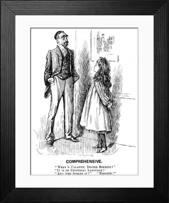 Framed Print : Volapuk Mocked Framed Print : Volapuk Mocked